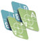 4pcs Laser Target Plate Card, Lavable 100+ Fois, se Colle sur Toutes Les Surfaces, Mur, béton, Bois, Verre…