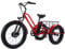 SikRea 26'' 7-Gang-Dreirad FüR Erwachsene + Tragekorb + Lcd-Instrument + StoßDäMpfender Sitz, All-Terrain-Dreirad Mit Fetten Reifen, Perfekt FüR MäNner, Frauen, Senioren