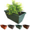 BROWN&GREEN Jardineras Exterior Grandes con Plato - Jardineras Exterior 60x19x18 - Jardinera Verde - Jardinera Rectangular - Jardineras - Jardinera Exterior Grandes Plastico - Floreiras Exterior