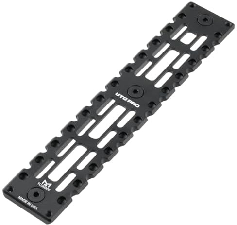 WARTECHGEARS Leapers - Made in USA - MLOK ARCA Rail Compatible with Arca-Swiss RRS Dovetail Tripod Ballhead R-Lock MRAS Quick Release Plate Mount (5 Slots)