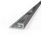 AUPROTEC Aluminium Profil Abschlussprofil Hochglanzpoliert 200cm Endprofil Alu Rückwand Verbindungsprofil für 3mm Duschrückwände Wandverkleidung Profilleisten für Küchenrückwand