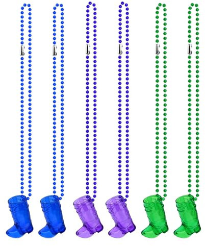 Bekecidi 6 Pcs Cowboy Boot Shot Glasses, Mini Western Cowboy Plastic Cups Reusable Cute Cups for Wedding Decorations Theme Party Supplies (Purple+Blue+Green)