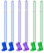 Bekecidi 6 Pcs Cowboy Boot Shot Glasses, Mini Western Cowboy Plastic Cups Reusable Cute Cups for Wedding Decorations Theme Party Supplies (Purple+Blue+Green)