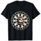 Lazy Faultier Dartscheibe Werfen Darts Dartspieler T-Shirt