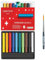 Caran d'Ache Swisscolor Wachspastellkreiden, Aquarellstifte, 10 Stück mit Pinsel