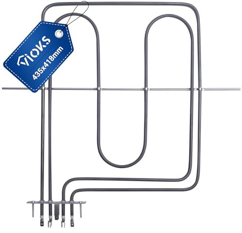 VIOKS Oberhitze Heizelement 230V 2900W 2-kreis Ersatz für Amica 8049290 Backer Heizspirale Backofen - Grillheizung für Backofen Herd - Amica Backofen Ersatzteile, Heizelemente für Backöfen & Herde