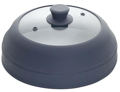 MagiDeal Tapa para Microondas, Protección para Platos, Cubierta de Silicona, S