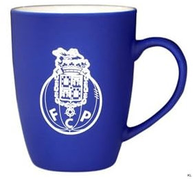 Beyond Happy Mug en céramique avec blason de football de Porto Dragões - Bleu ovale