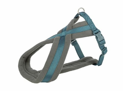 TRIXIE Premium Comfort Harness, L-XL, Pet Blue