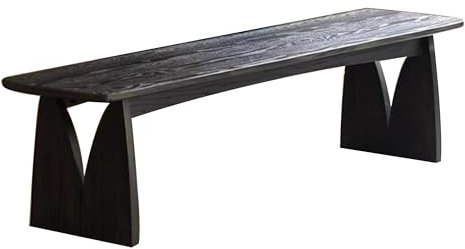 WXZXWXZX Holzbank Flur Sitzbank Eckbank Esszimmer Küchenbank Hocke Bettbank Garderobenbank Fußhocker Ottoman Schuhbank für Schlafzimmer Esstisch Wohnzimmer Flur(160cm/63in)