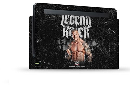 Head Case Designs Officially Licensed WWE Legend Killer Randy Orton Matte Vinyl Sticker Gaming Skin Decal Cover Compatible With Nintendo Switch Console & Dock