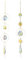 Sonnenfänger Kristall, 2 Stück Sonnenfänger Kristall Windspiel, 40cm Ornament Kristallkugeln Hanging Windspiel Regenbogen Sonnen Mond Anhänger Kristalle für Garten Zuhause Büro Party