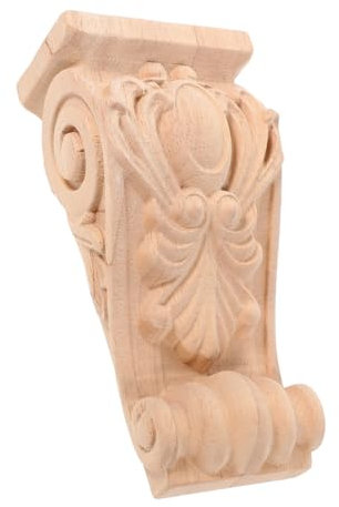 BATHVEVE de Madera Decorativa para Chimenea Estilo Clásico Diseño de Columna Romana Madera Duradera para Decoración de Marco de Mueble y Esquinas