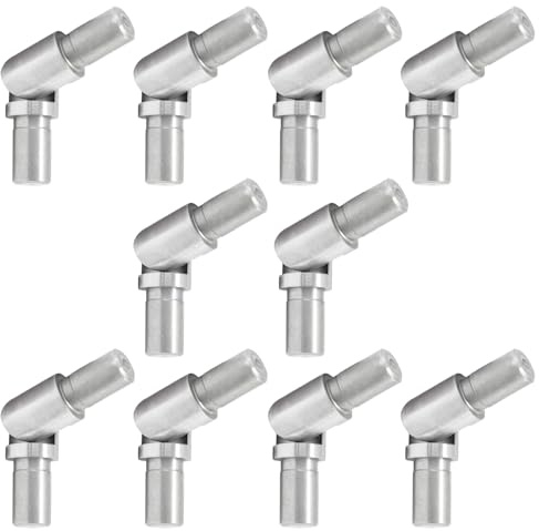 PRIOstahl Gelenkverbinder stellbar Rohrverbinder Rohrbogen Verbinder Füllstäbe - 10 Stück für Rohrdurchmesser: 12 x 1,5 mm für Geländerbau Treppen Handlauf Balkon Rundrohre Rostfrei aus Edelstahl V2A