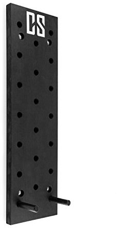 Capital Sports Pegstar Pegboard Tablero de Clavijas de Entrenamiento (Tabla para escaladores de 102 x 30 x 3.8 cm, Entrenar Alpinismo en casa) - Negro