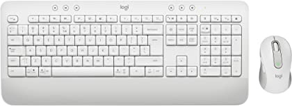 LOGITECH Signature MK650 Combo For Business Keyboard Mouse Included RF Wireless + Bluetooth QWERTY Danish, Finnish, Norwegian, Swedish White Brand