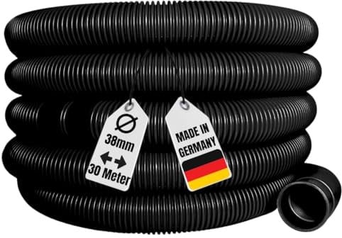 AquaOne Poolschlauch 38mm 2x15 Meter 1 1/2 Hochwertiger Pool Schlauch für Garten & Schwimmbad Solarschlauch Schwimmbadschlauch Saugschlauch Pumpenschlauch Flexibel Wasserschlauch