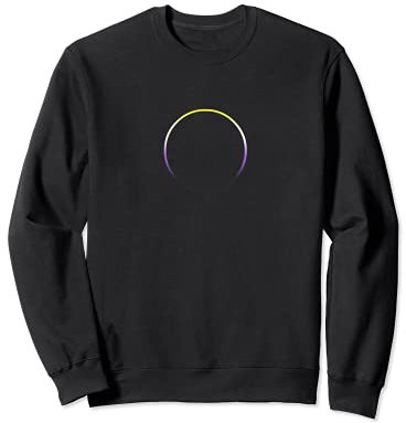 Ring mit Flaggenmotiv, nicht binärer Stolz Sweatshirt