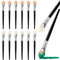 24 Pcs Sponge Applicators Detailed Ink Paints Blending Brushes Painting Small Brushes Hand Tools for Pastel Artist Painting Pastels, DIY Scrapbooking Cards Making