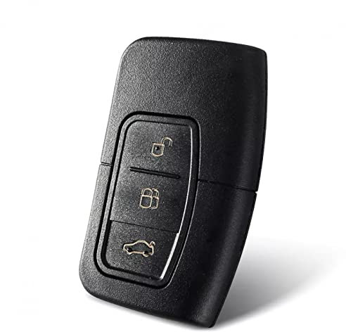 3-Tasten-Fernbedienung, klappbar, Autoschlüssel, Hülle, Gehäuse, Ersatzzubehör, passend für Ford C-Max Focus MK2 Kuga Mondeo Galaxy HU101 Blade