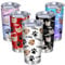 YanNanKe Personalised Dog Cat Pet Face Tumblers with Pictures Lids and Straws 20 oz Custom Puppy Pet Paw Stainless Steel Tumbler Coffee Mug Cup Gifts for Christmas Anniversary Birthday for Women Men