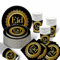 Bdecoll Lot de 96 plats de fête Ramadan Aïd Mubarak - Pour fête - Motif Ramadan Festival - Pour fête de l'Aïd Ramadan
