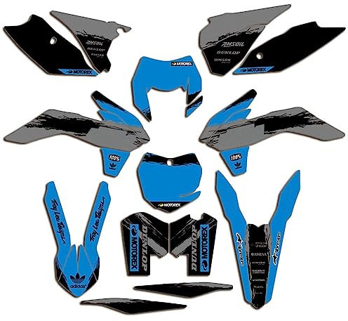 ENARUI Dekor Aufkleber Graphics Kompatibel mit KTM EXC XCW XCF-W 125 250 150 450 400 200 300 350 500 525 2014 2015 2016