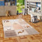 Pergamon Kinderteppich | Spielteppich | Kurzflor | Verschiedene Motive, Größe:80x150 cm, Farbe:Beige 2