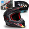 Kini Red Bull Motocross Helm Herren [Premium] Geprüfter Motorradhelm für Renneinsatz - Crosshelm als Enduro Helm Downhill Helm einsetzbar - Motocross Helm Brillenträger geeignet (M, Division V2.3)