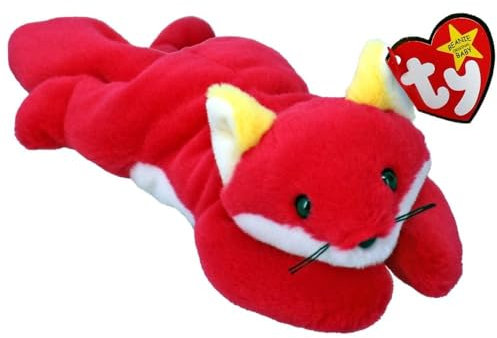 Ty Savvy Fox II Original Beanie Babies Regular - Weiches Plüschtier für Kinder, Teddybär, Babyspielzeug, Sammlerstück Plüschtiere