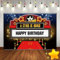 Roter Teppich Nachtansicht Scheinwerfer Gold Krone VIP Glitzer Hintergrund Kuste Geburtstag Hintergrund Dekoration Foto Party Banner 240X180cm