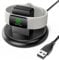 Meliya for Fitbit Charge 6/Charge 5/Luxe Charger, Upgraded Anti-Slip Charging Stand Dock with 4.4ft USB Cord for Fitbit Charge 6/5/Luxe Fitness Tracker