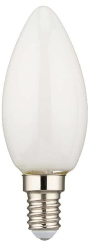 10 Pack 25w Opal Candle SES E14 Small Edison Screw Cap Light Bulbs