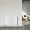 NRG Designer 600x884mm Horizontal Flat Panel Single Column Radiator Gloss White Bathroom Central Heating Rads
