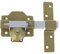 Amig - Verrou de porte avec cylindre de sécurité et verrou d'ouverture | Acier | Finition martelée | Cylindre 70 mm | Comprend 5 clés en point | 105 x 170 mm