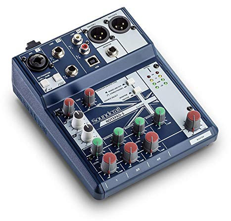 Soundcraft Notepad 5 Konsole Mischpult mit USB I/O
