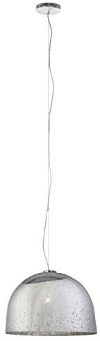 Brilliant Sky Pendelleuchte 1 flg 37cm Kristall-Optik chrom Glas, 1x E27 geeignet für Normallampen bis max. 60W