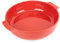 PEUGEOT - Plat Four En Céramique rond - 34 cm (anses comprises) - Diamètre : 30 cm x 7 cm - Contenance : 2,1 L - Garanti 10 Ans - Fabrication Française - Coloris Rouge