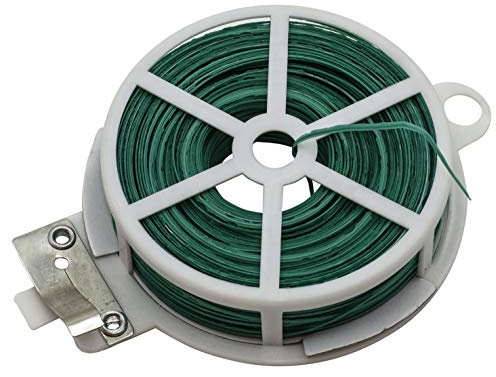 Riegolux 601710 plastifizierter Draht, grün, 100 m