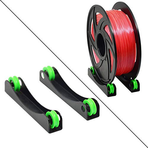 Iverntech 1 Spule Blech 3D Drucker Filament Abroller, Filament Halter für PLA, ABS, Holz, TPU, Nylon, flexible Materialien