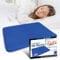 Albert Austin Sleeping Cool Mat Multifunctional Cooling Pad Leakproof Cold Pillow Mat Comfortable Cooling Gel Pillow Memory Foam Gel Cooling Pad for Headache Night Sweats Fever Relief (Blue,1 Pack)