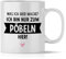 mindmonkeys® Tasse mit Spruch Pöbeln mit Spruch Witzig Geschenk Geschnekidee zum Geburtstag Keramik 300 ml