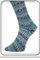 Pro Lana 100g Pro Socks Alicante 3 - Farbe: 221 - Türkistöne - Ein 4-fädiger Cotton Stretch für angenehmes Tragen an den Füßen.