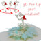 LINPOPUP, Pop Up Karte Ballerina, 3d Karte Klappkarten Geburtstagskarte Tanz, Pop Up Karte Gutschein, Eiskunstlauf, Ballett, N42