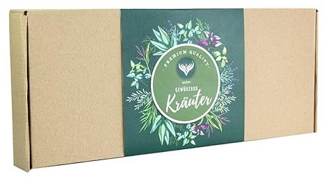 Azafran BIO Gewürze Set Kräuter, Gewürzbox mit Kräutern, Geschenkset mit 4 typischen BIO Kräutermischungen