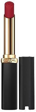 L'Oreal Paris Colour Riche Intense Volume Matte Lipstick, Lip Makeup Infused with Hyaluronic Acid for up to 16HR Wear, Le Rouge Paris, 0.06 Oz