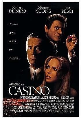 EMIGOS Casino-Filmposter auf Leinwand, Schlafzimmer, Dekoration, Sport, Landschaft, Büro, Raumdekoration, Geschenk, ungerahmt, 40 x 60 cm