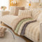 Hufu Kaninchen Plüsch Sofa Überzug L Form, Funny Fuzzy Sofabezug, Winter Sofa Cover Sofa Auflage, Antirutsch Super Weiche Couchüberzug Ecksofa U-Form 1 2 3 4 Sitzer