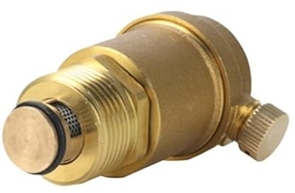 Aqxybgt 1/2 3/4 1 Messing Automatisches Entlüftungsventil for Solarwarmwasserbereiter Druckentlastungsventil 16(Size:1/2,Color:5Pcs)