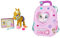 Simba 105950009 - Pamper Petz Pony, 24cm Spielzeug Pferd mit Trink- und Nässfunktion & 105953526 - Pamper Petz Backpack, 2-in-1 Rucksack, 7 Teile, Doktorzubehör